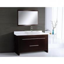 Adornus ALEXA-48-WEN-C - Alexa Vanity, Wenge, 48''x20''